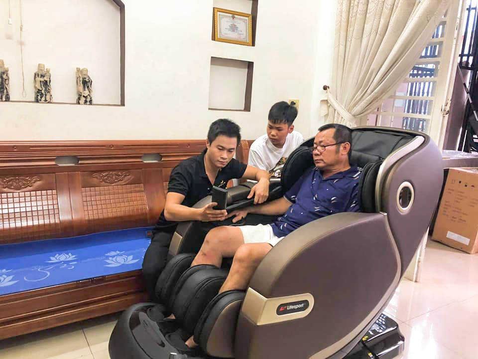 Chăm sóc sức khỏe toàn diện với ghế massage LifeSport