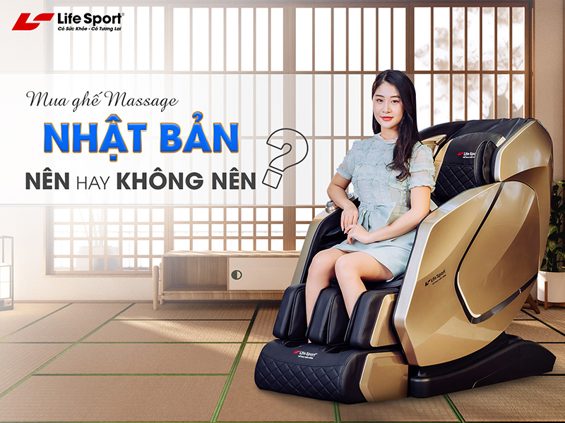 Ghế massage Nhật Bản được nhiều người Việt ưu dùng