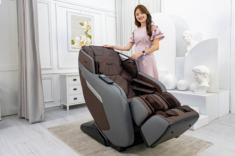 Ghế massage Nhật có thiết kế phù hợp với nhiều loại không gian 