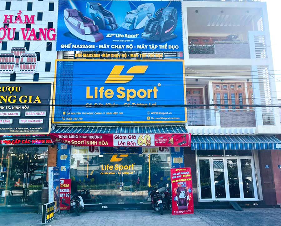 Lifesport Ninh Hòa - Khánh Hòa: Ghế Massage, Máy Chạy Bộ, Xe Đạp Tập