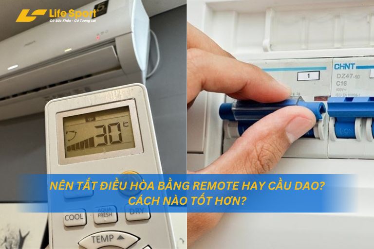Tắt Điều Hòa Bằng Remote Hay Cầu Dao? Cách Nào Tốt Hơn? Tắt Điều Hòa Bằng Remote Hay Cầu Dao? Cách Nào Tốt Hơn?