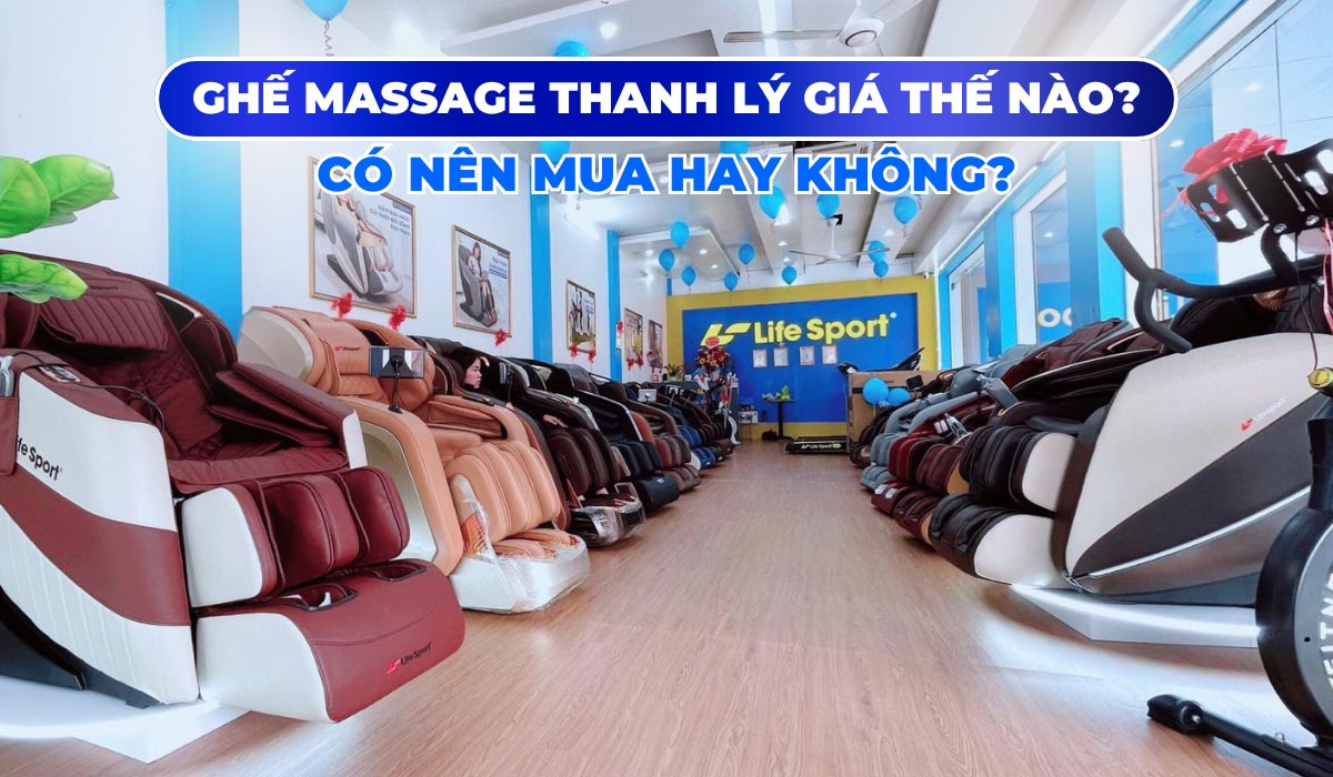 Ghế massage thanh lý giá rẻ 