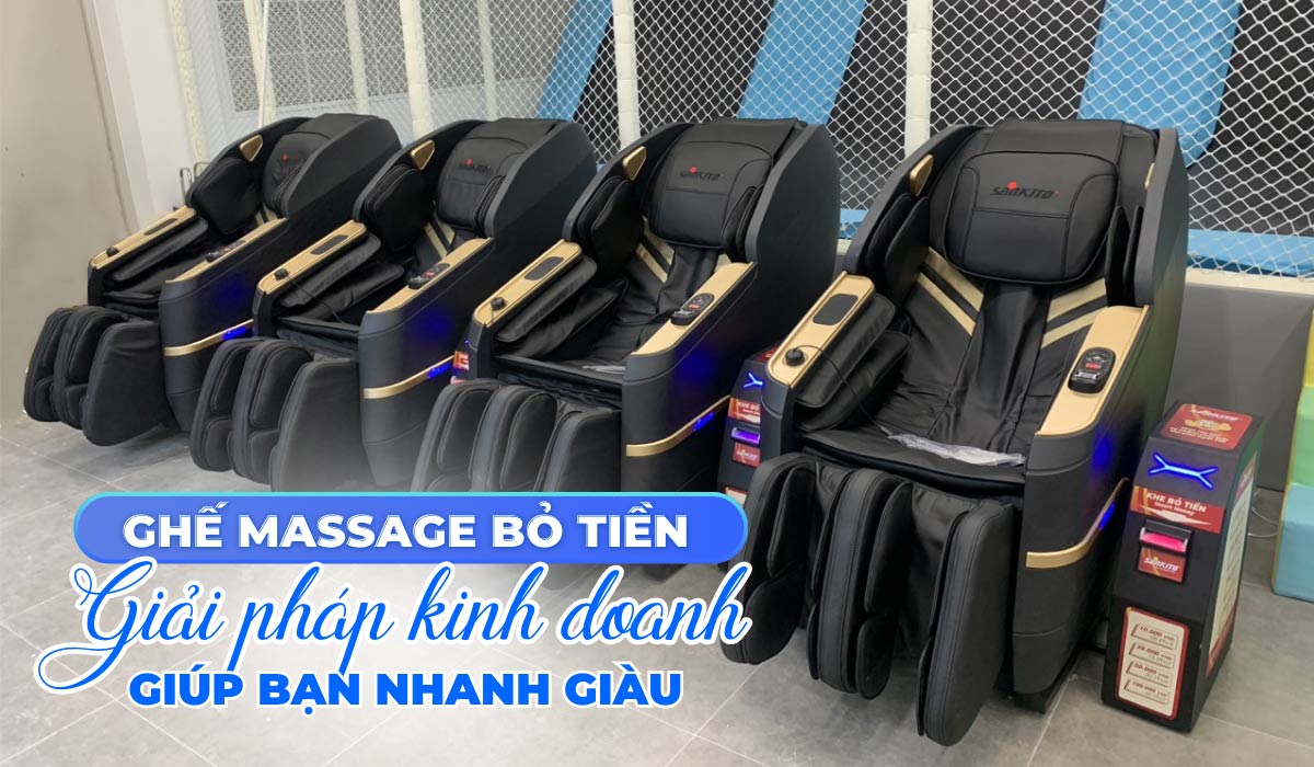 Có nên đầu tư vào ghế massage bỏ tiền không?