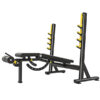 Băng ghế tập Lifesport LS-202 được thiết kế với 2 màu chính đen và vàng là chủ đạo.