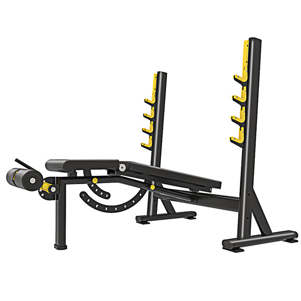 Băng ghế tập Lifesport LS-202 được thiết kế với 2 màu chính đen và vàng là chủ đạo.
