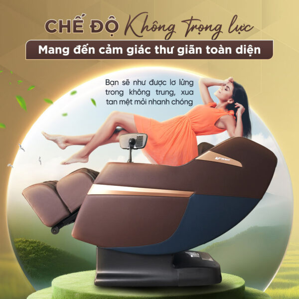 Ghế massage Lifesport LS-288 tích hợp chế độ không trọng lực