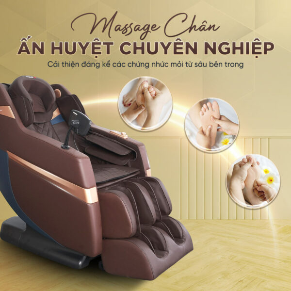 Ghế massage Lifesport LS-288 với chế độ massage chân chuyên sâu