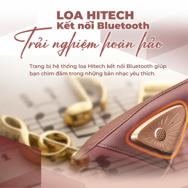 Ghế massage Lifesport LS-900 trang bị loa bluetooth