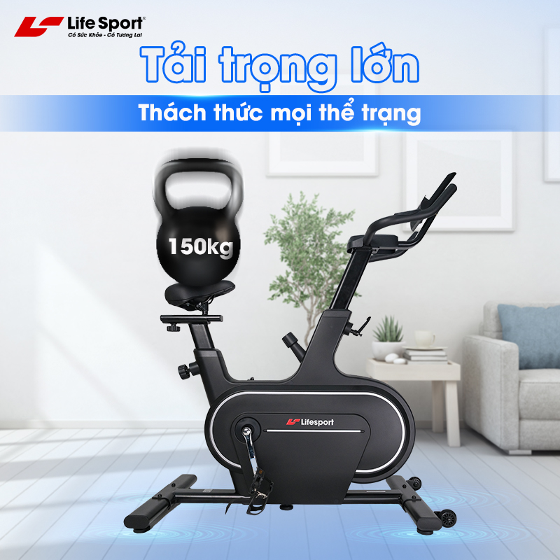 xe-dap-tap-the-duc-lifesport-ls-5977-4 Xe Đạp Tập Thể Dục Lifesport LS-5977 chịu tải lên đến 150kg