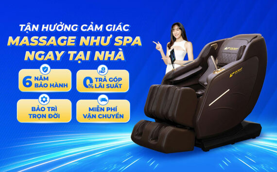 Ghế Massage Điều Khiển Bằng Giọng Nói - Thông Minh, Tiện Lợi