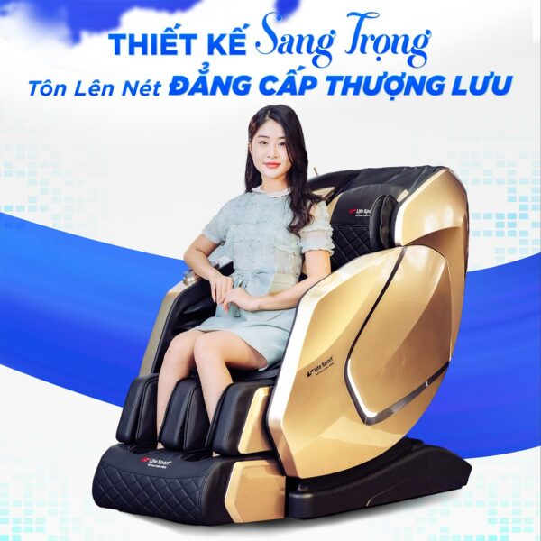 Ghế massage Lifesport LS-599 thiết kế sang trọng, tôn lên nét đẳng cấp thượng lưu