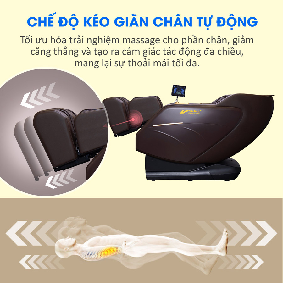 ghe-massage-lifesport-ls-369-9 Ghế Massage Lifesport LS-369 có chế độ kéo giãn chân tự động