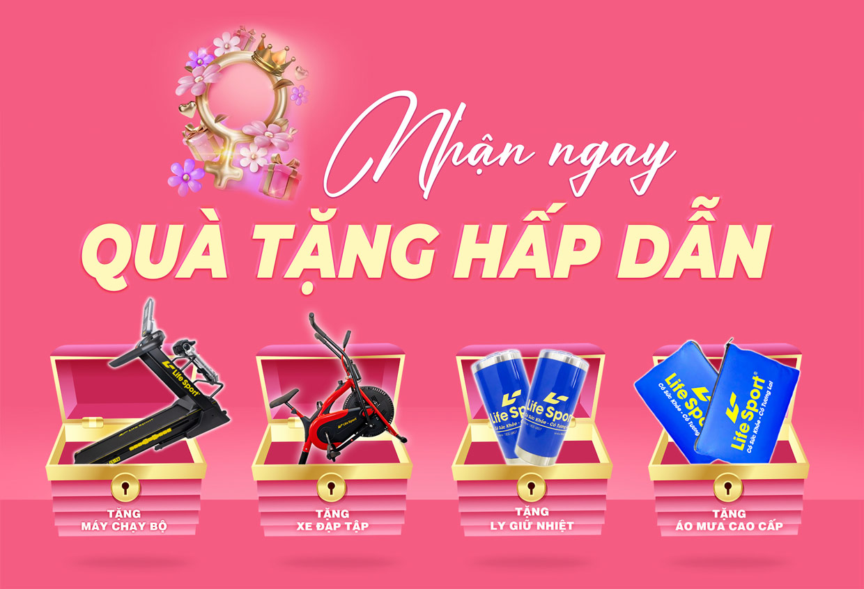 Nhận ngay quà tặng hấp dẫn chỉ có tại Lifesport