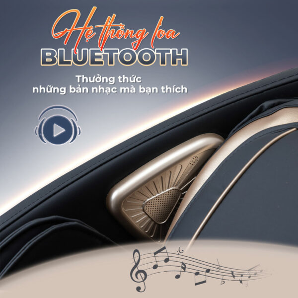 Ghế massage Lifesport LS-359 tích hợp hệ thống loa bluetooth
