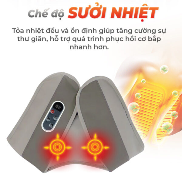 Đai massage cổ Sakuchi UK-878 trang bị chế độ sưởi nhiệt