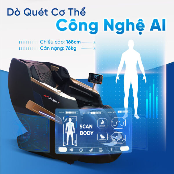 Ghế Massage Lifesport LS-679