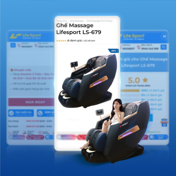 Ghế Massage Lifesport LS-679